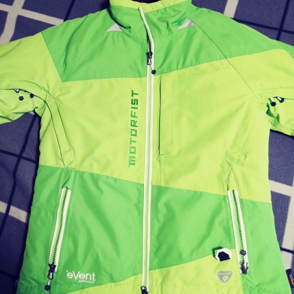 New with tags Motorfist Empress Ski/Snowboarding Coat  - Size L - Lime Green